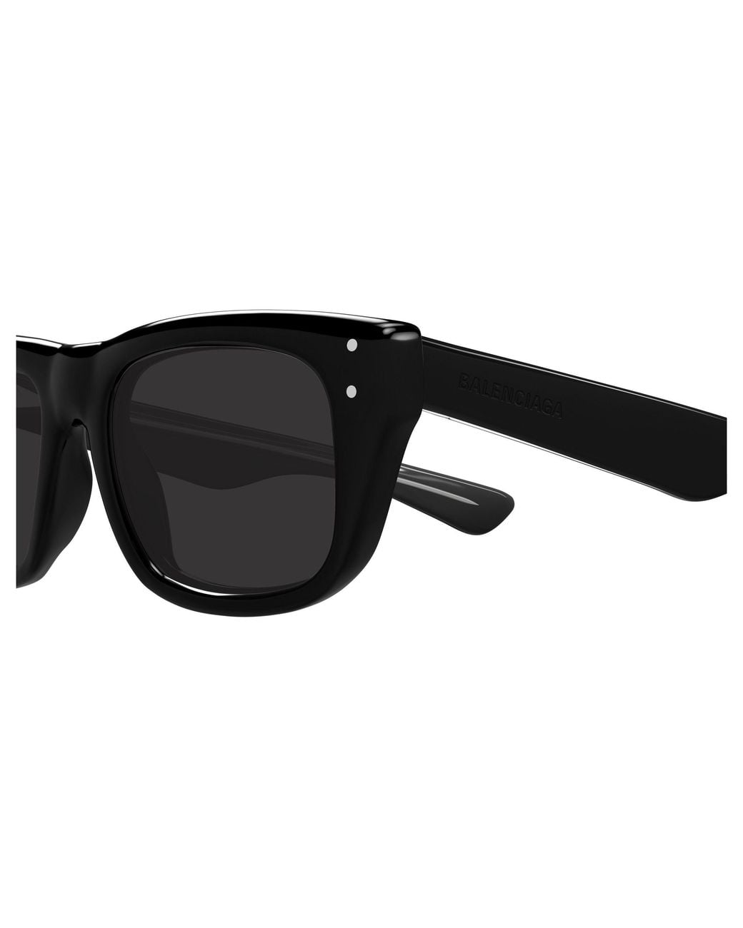 Balenciaga Black Bb0521S 001 Sunglasses Acetate Squared for men