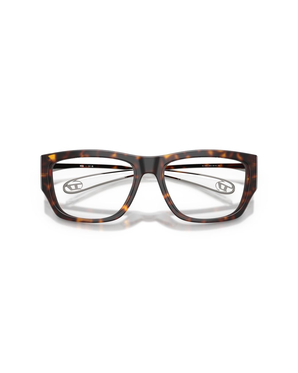 DIESEL Black Dl4008 2003 Optical Frames Acetate Squared Normal