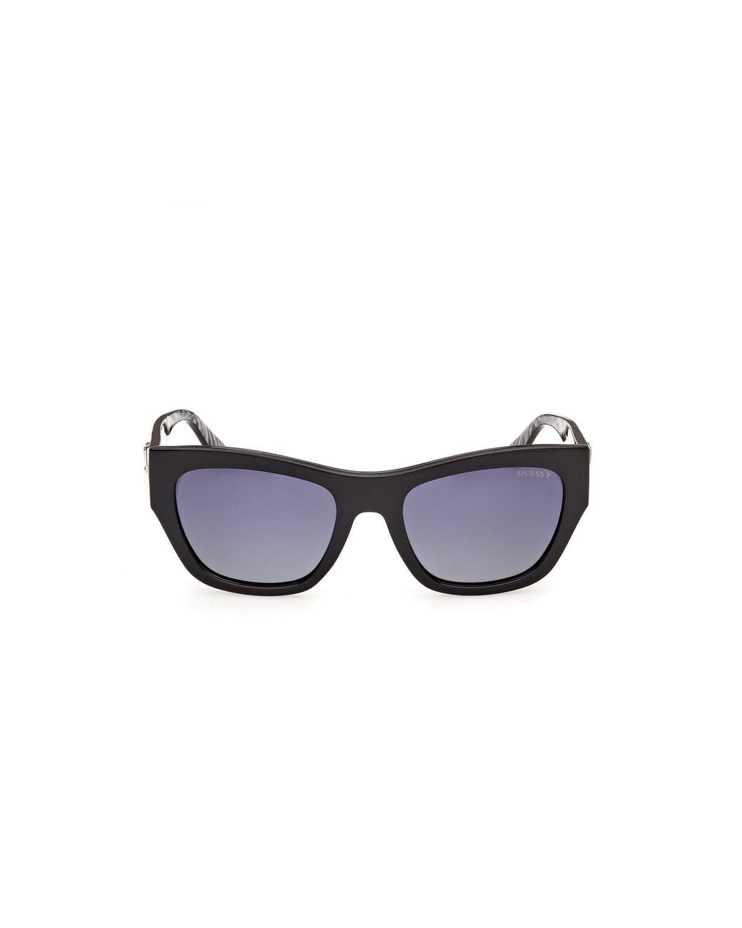 Guess Black Gu00363 01D Sunglasses Injected Smoke Squared Polarized