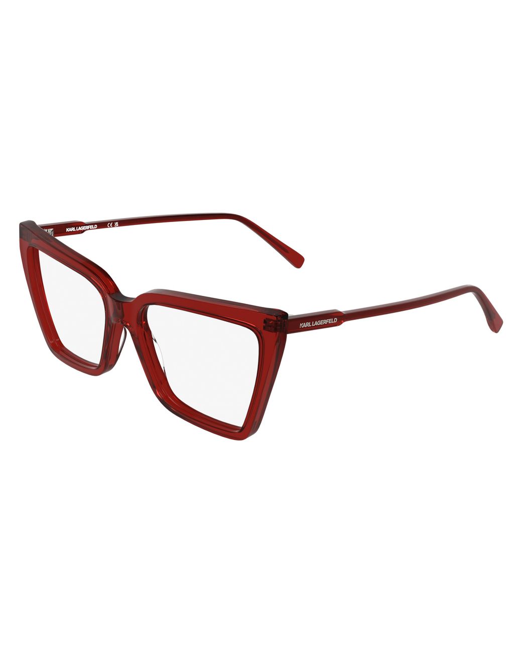 Karl Lagerfeld Black Kl6216 600 Optical Frames Acetate Squared Normal
