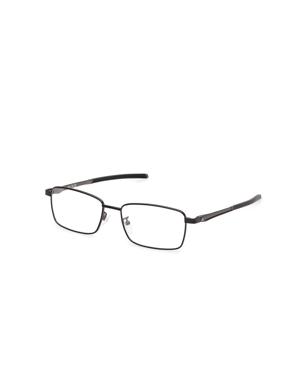 Adidas Originals Black Sp5107 002 Optical Frames Metal Squared Normal for men