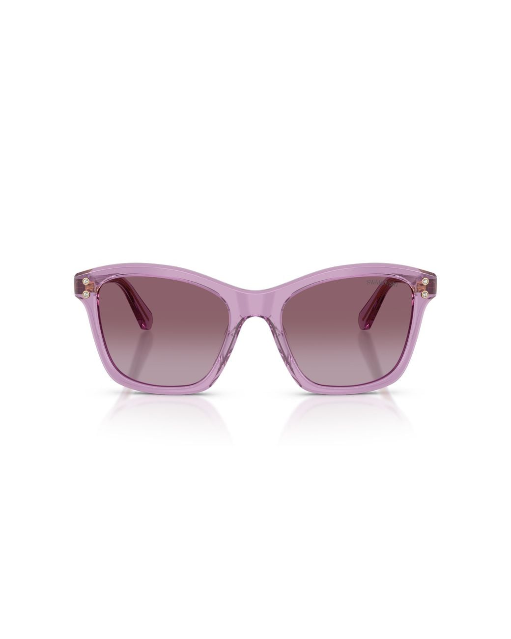 Swarovski Purple Sk6063 10968H Sunglasses Acetate Squared Normal Nuanced