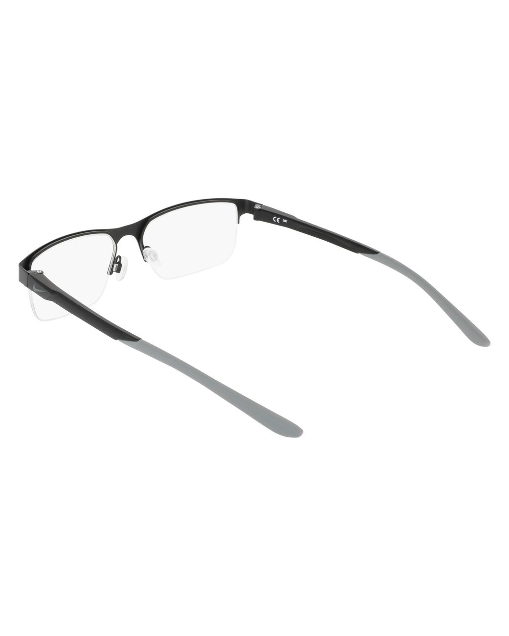 Nike Black 8159 001 Optical Frames Metal Squared Normal for men