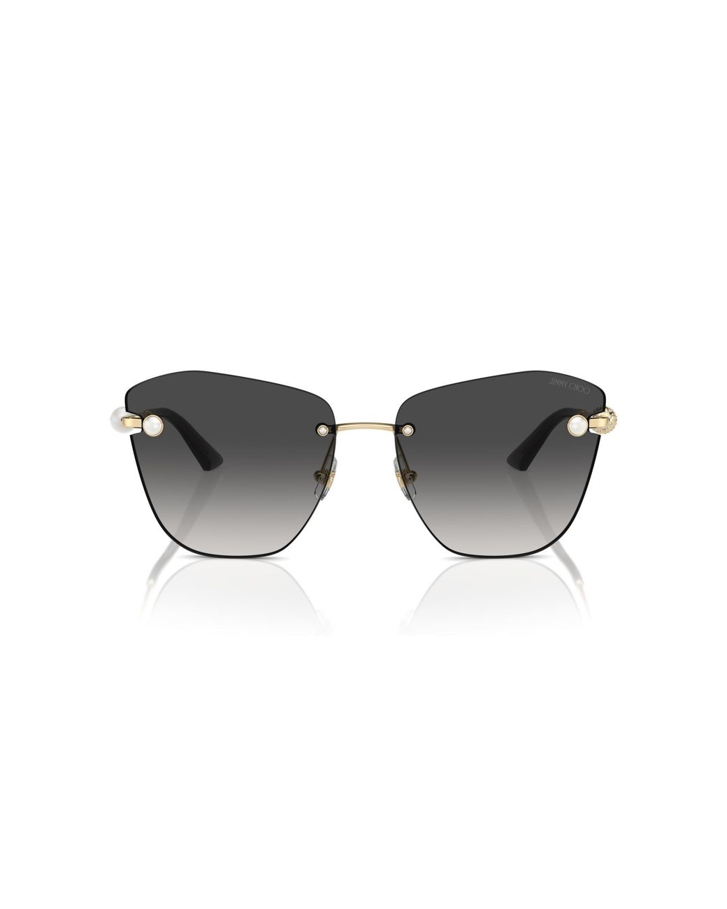 Jimmy Choo Black Jc4004Hb 30068G Sunglasses Metal Butterfly Normal Shaded