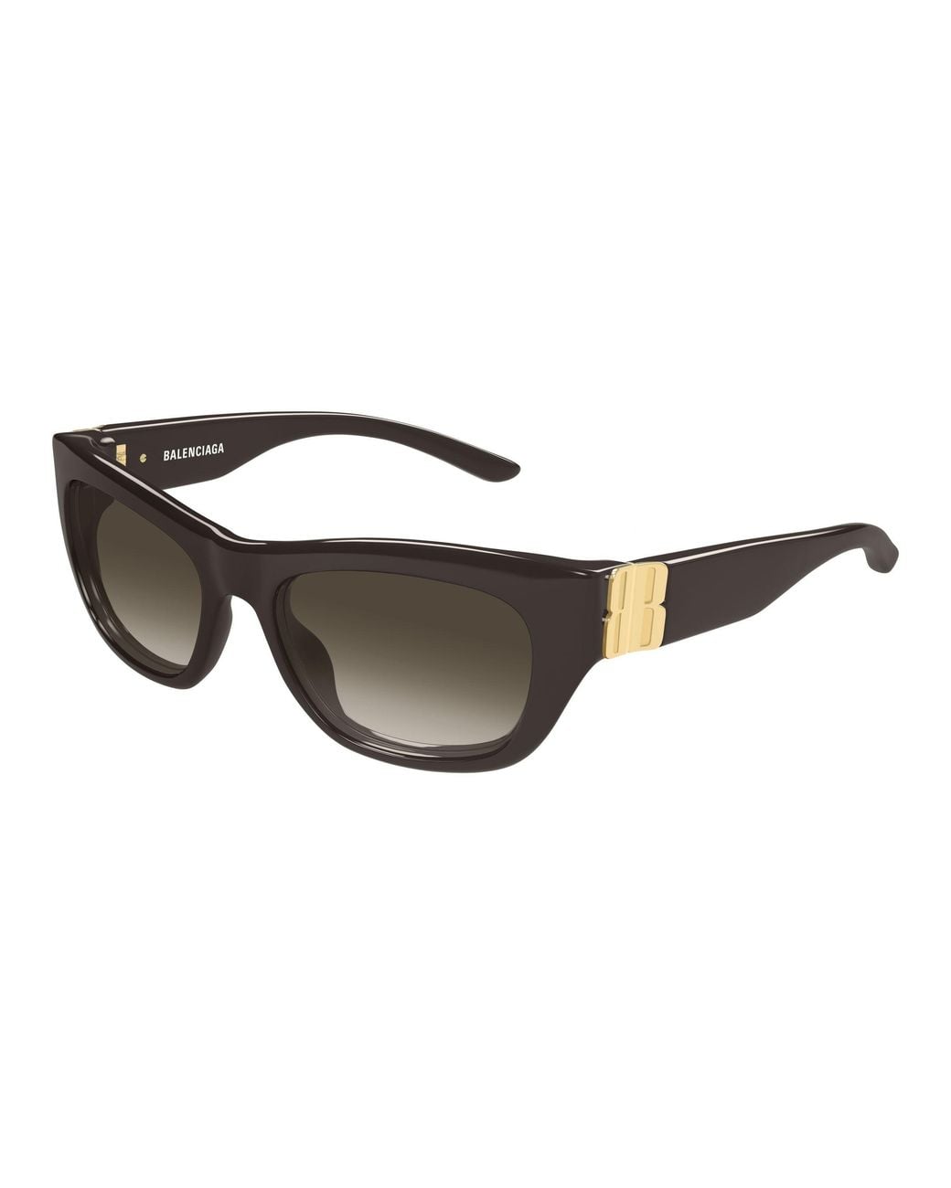 Balenciaga Black Bb0506S 004 Sunglasses Acetate Cat Eye Nuanced