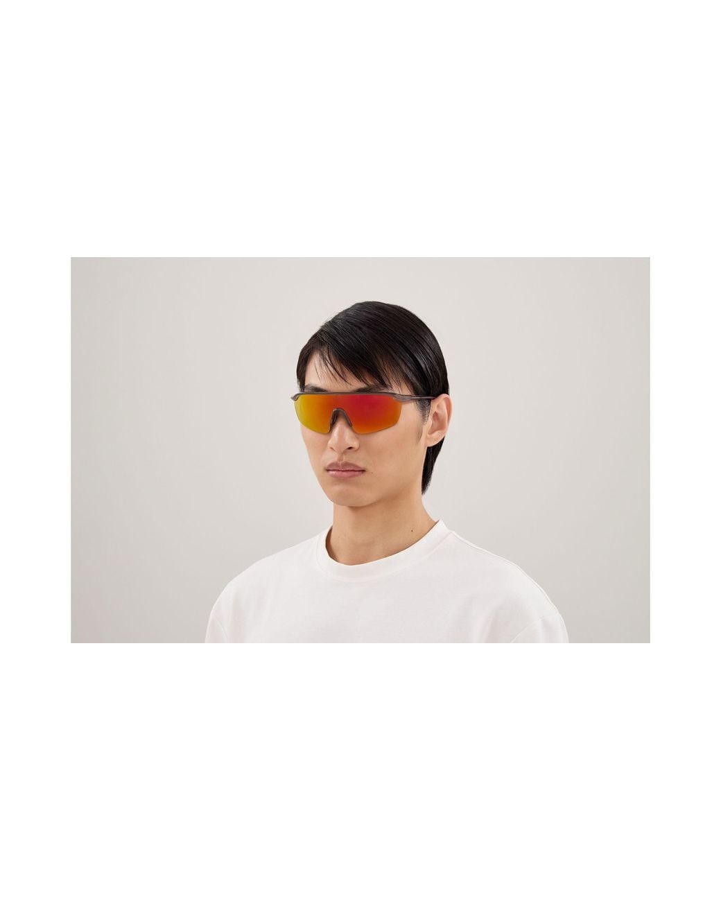 Maui Jim Black Mj0375Sa 004 Occhiali Da Sole Bio-Iniettato Rosso Avvolgente Polarizzata