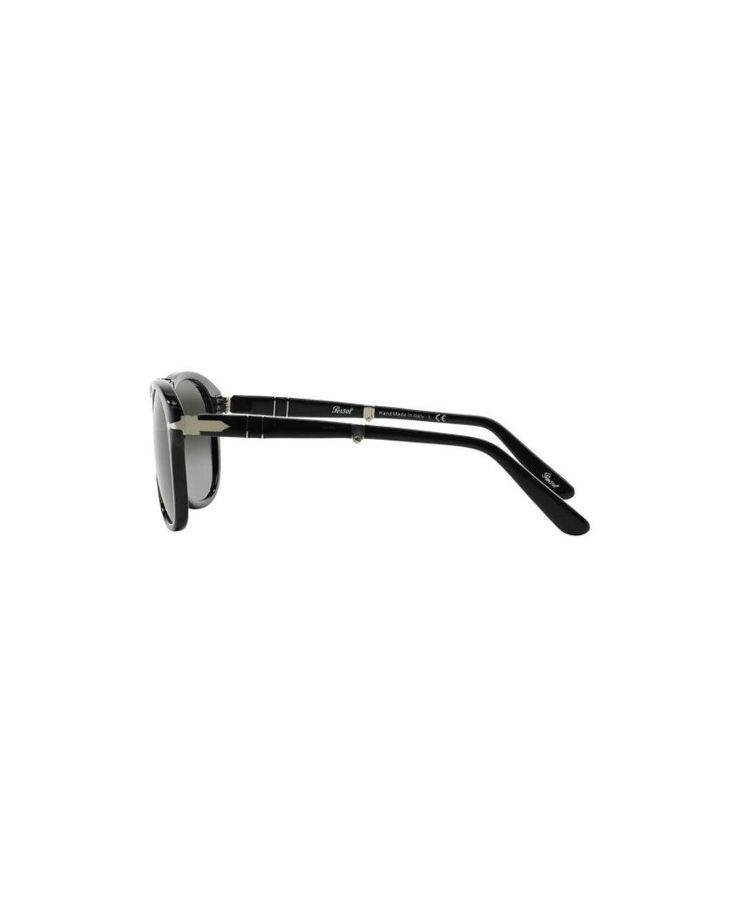 Persol Black Po0714 Folding 95/31 Sunglasses Acetate Pilot Normal for men