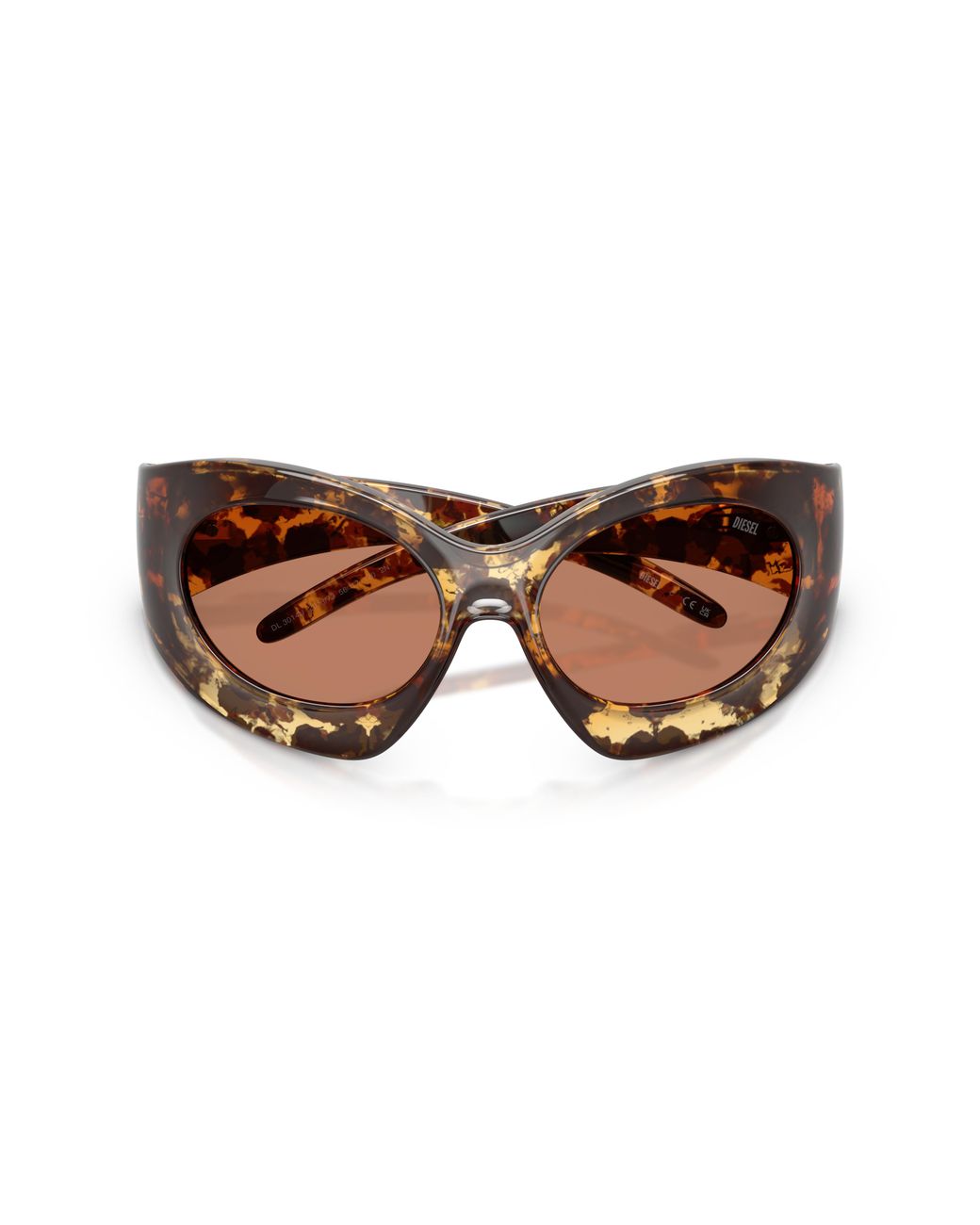 DIESEL Black Dl3014U 201373 Sunglasses Injected Cat Eye Normal