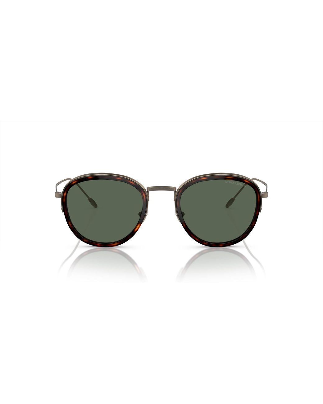 Giorgio Armani Black Ar6068 319871 Sunglasses Metal Round Normal for men