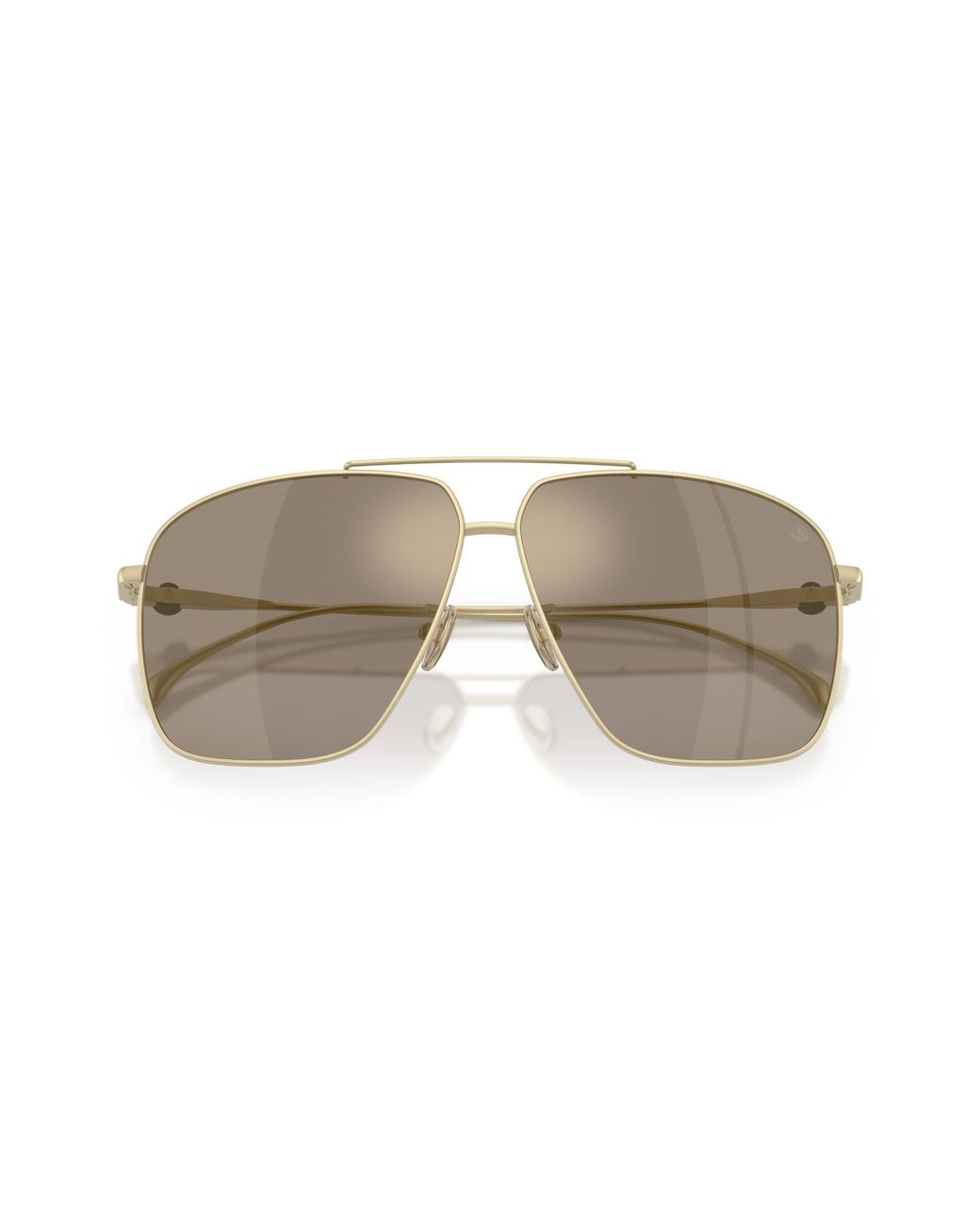 Moncler Black Me4020T Arium 10245A Sunglasses Titanium Geometric Mirror