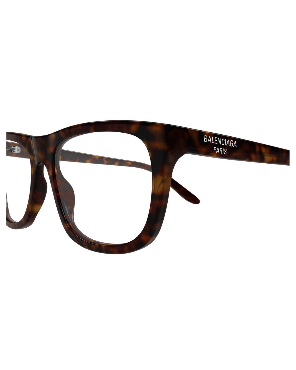 Balenciaga Black Bb0498O 002 Optical Frames Acetate Transparent Squared for men