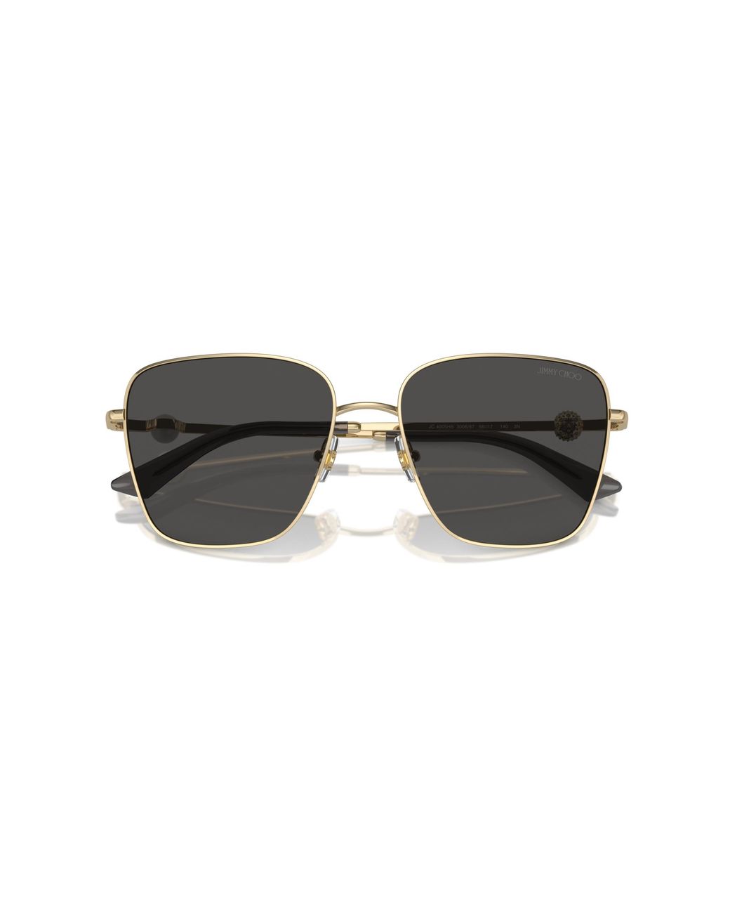 Jimmy Choo Black Jc4005Hb 300687 Sunglasses Metal Pillow Normal