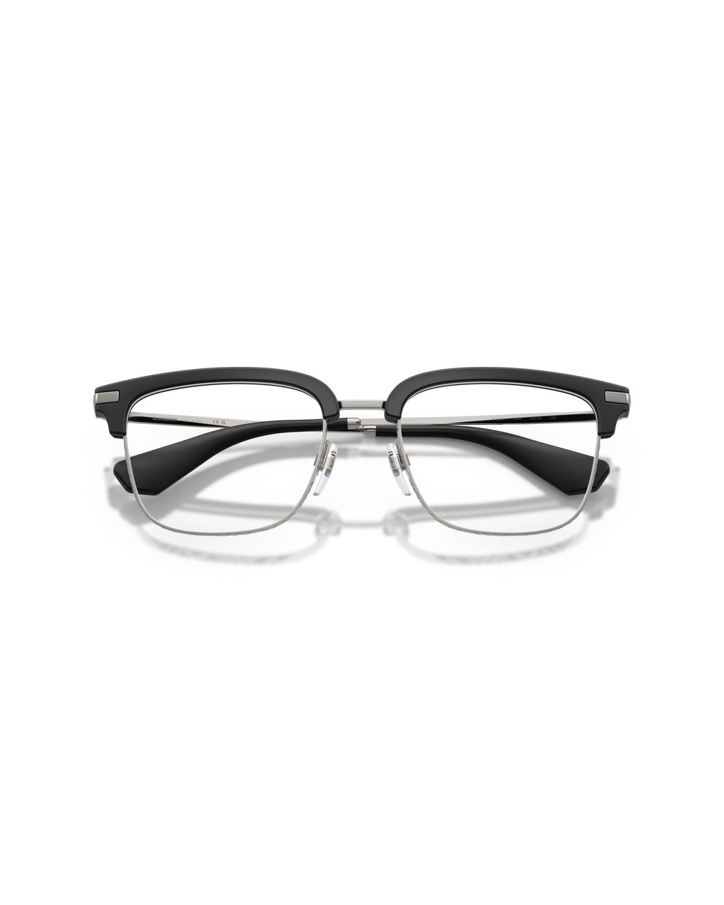 Burberry Black Be2468 3464 Optical Frames Injected Transparent Squared Normal for men