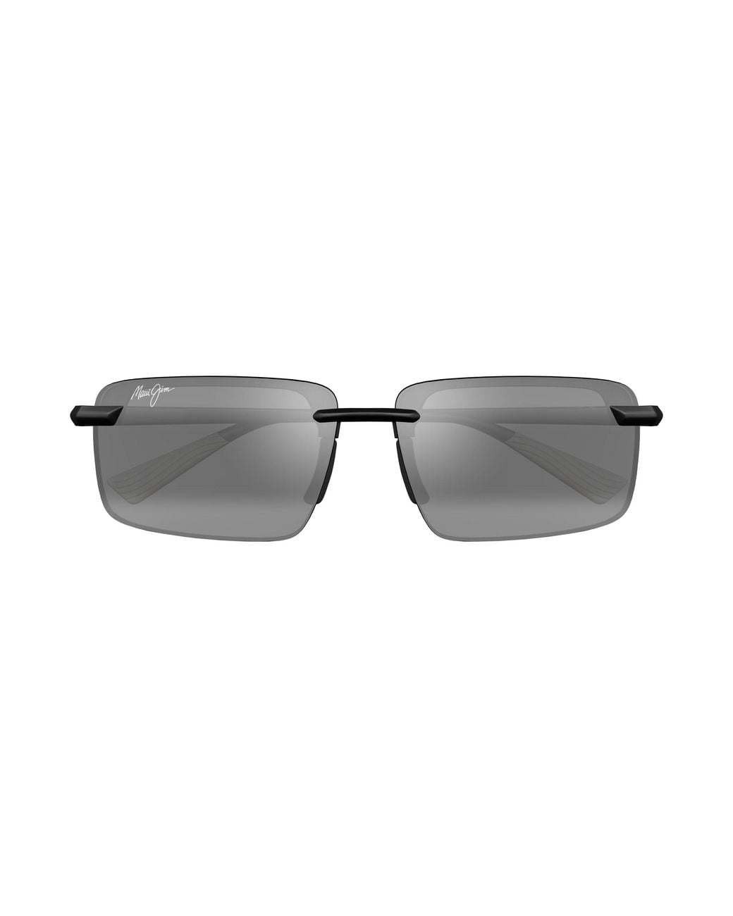 Maui Jim Black Mj0656Sa 004 Occhiali Da Sole Iniettato Grigio Squadrata
