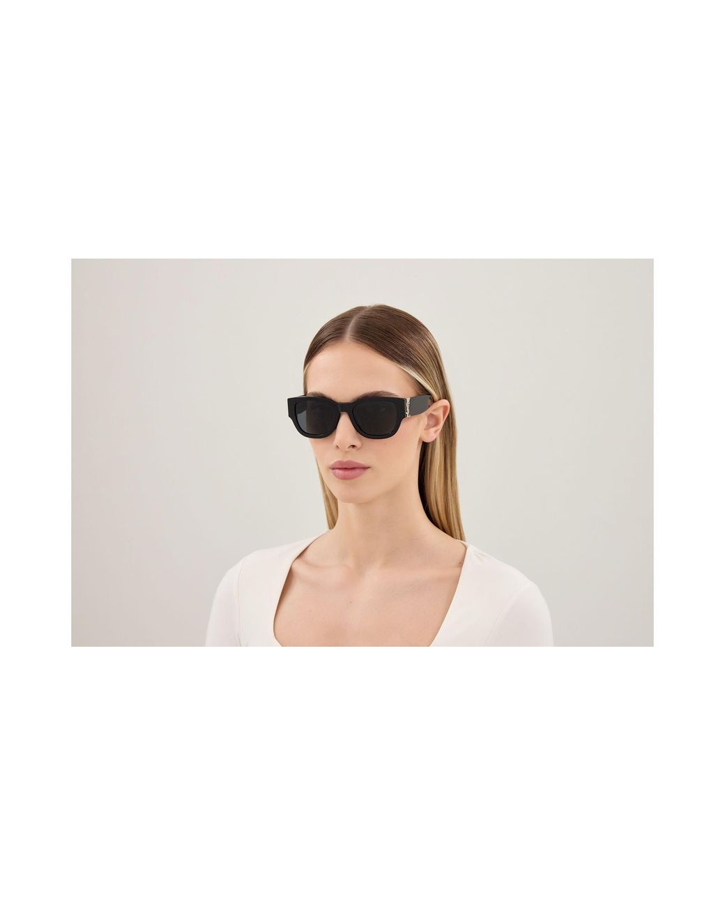 Saint Laurent Black Sl M174 001 Sunglasses Acetate Cat Eye