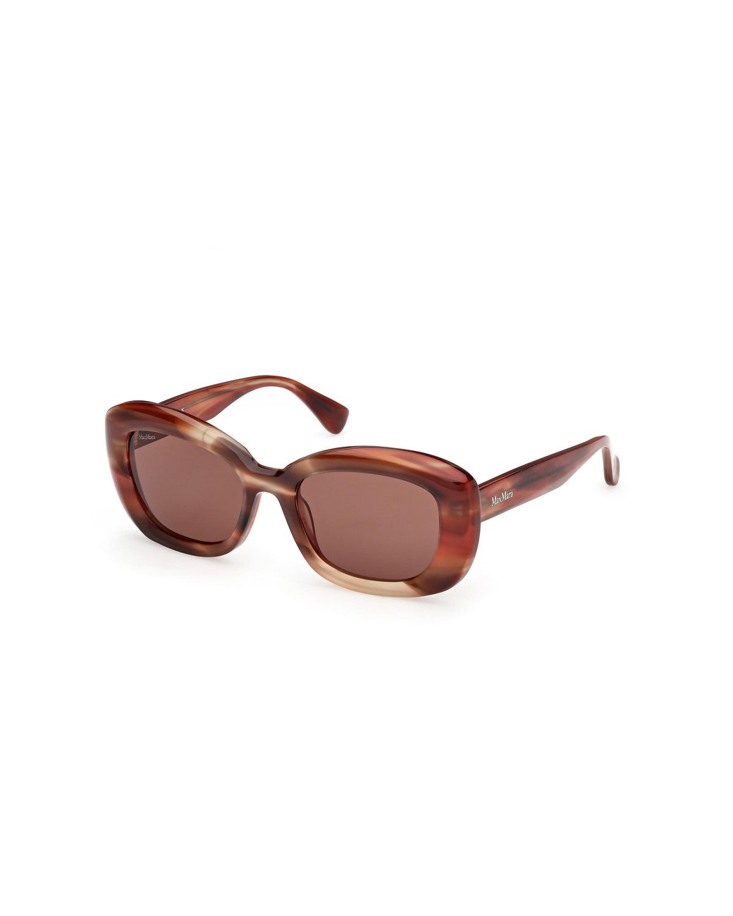 Max Mara Orange Mm0170 Elizabeth 1 68E Sunglasses Acetate Round Normal