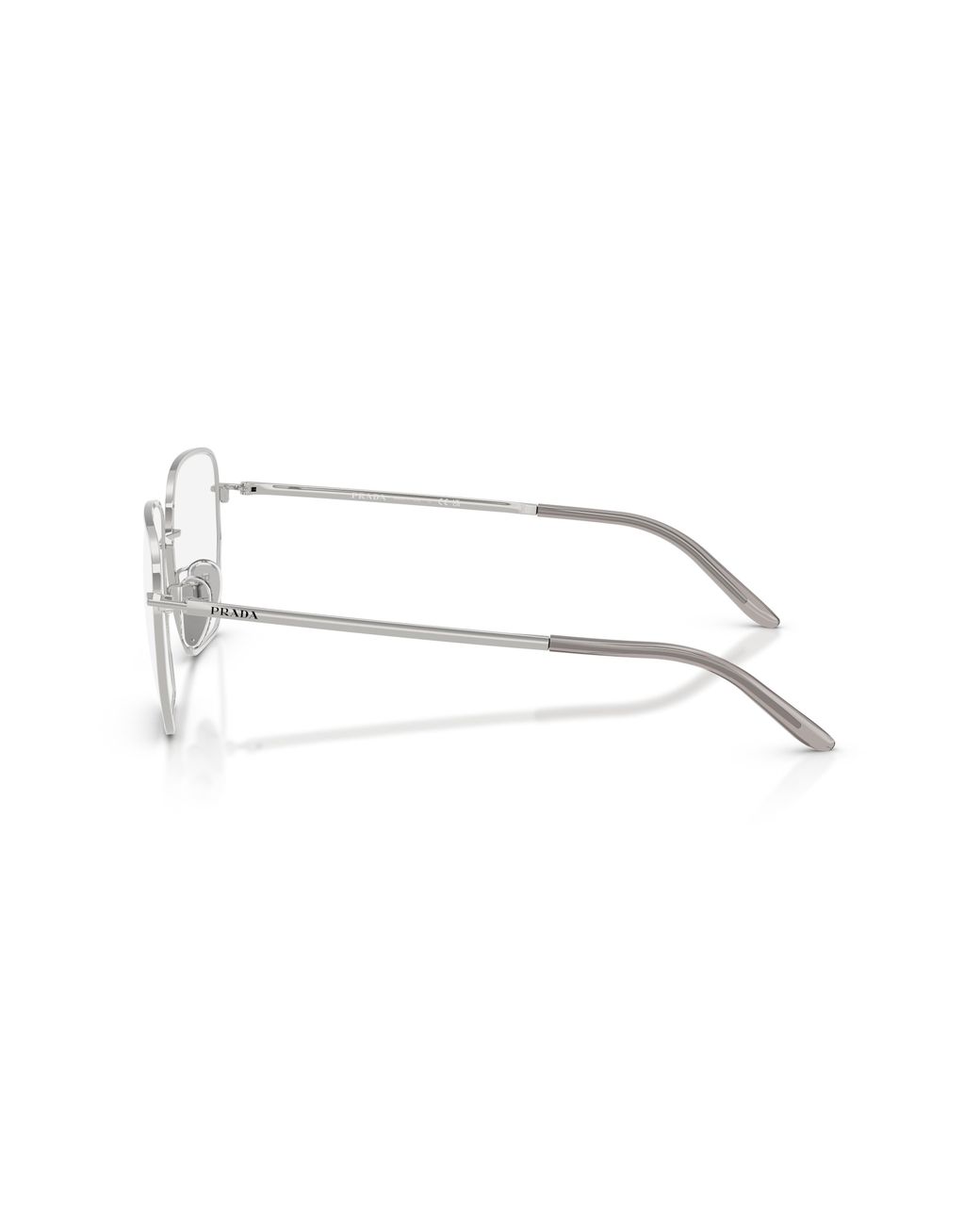 Prada Black Pr C51Vd 1Bc1O1 Optical Frames Metal Squared Normal