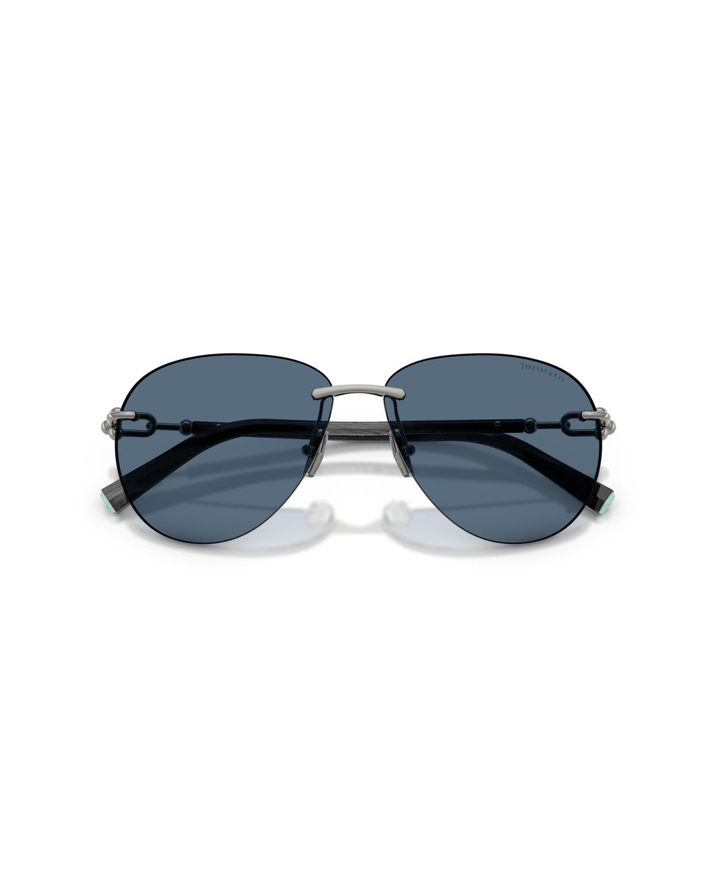 Tiffany & Co Black Tf3124 600380 Sunglasses Metal Pilot Normal