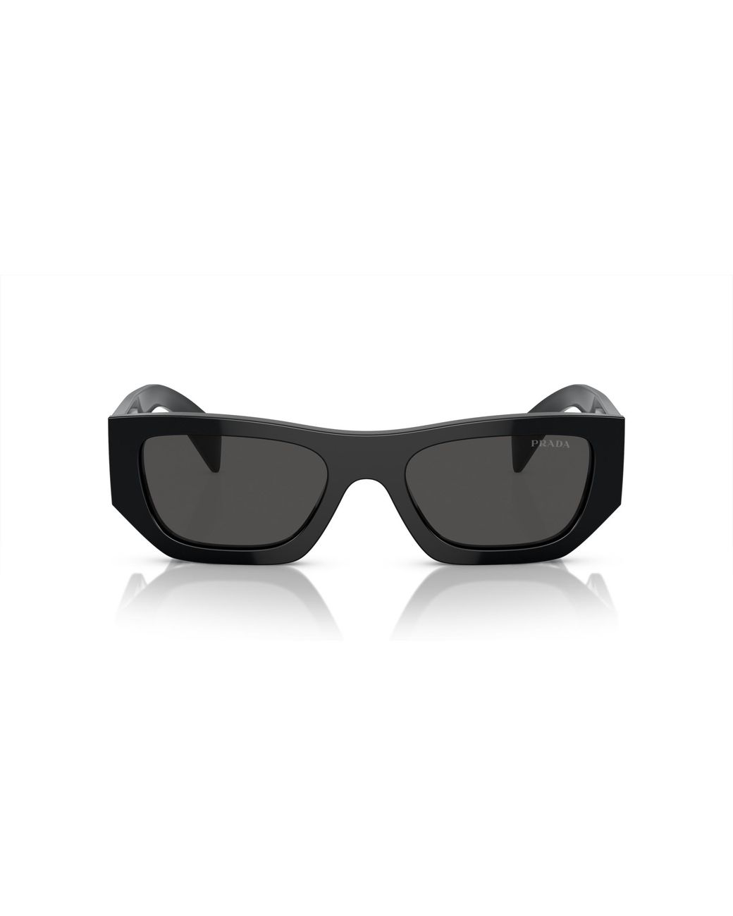 Prada Black Pr A01S 16K08Z Sunglasses Acetate Pillow Normal