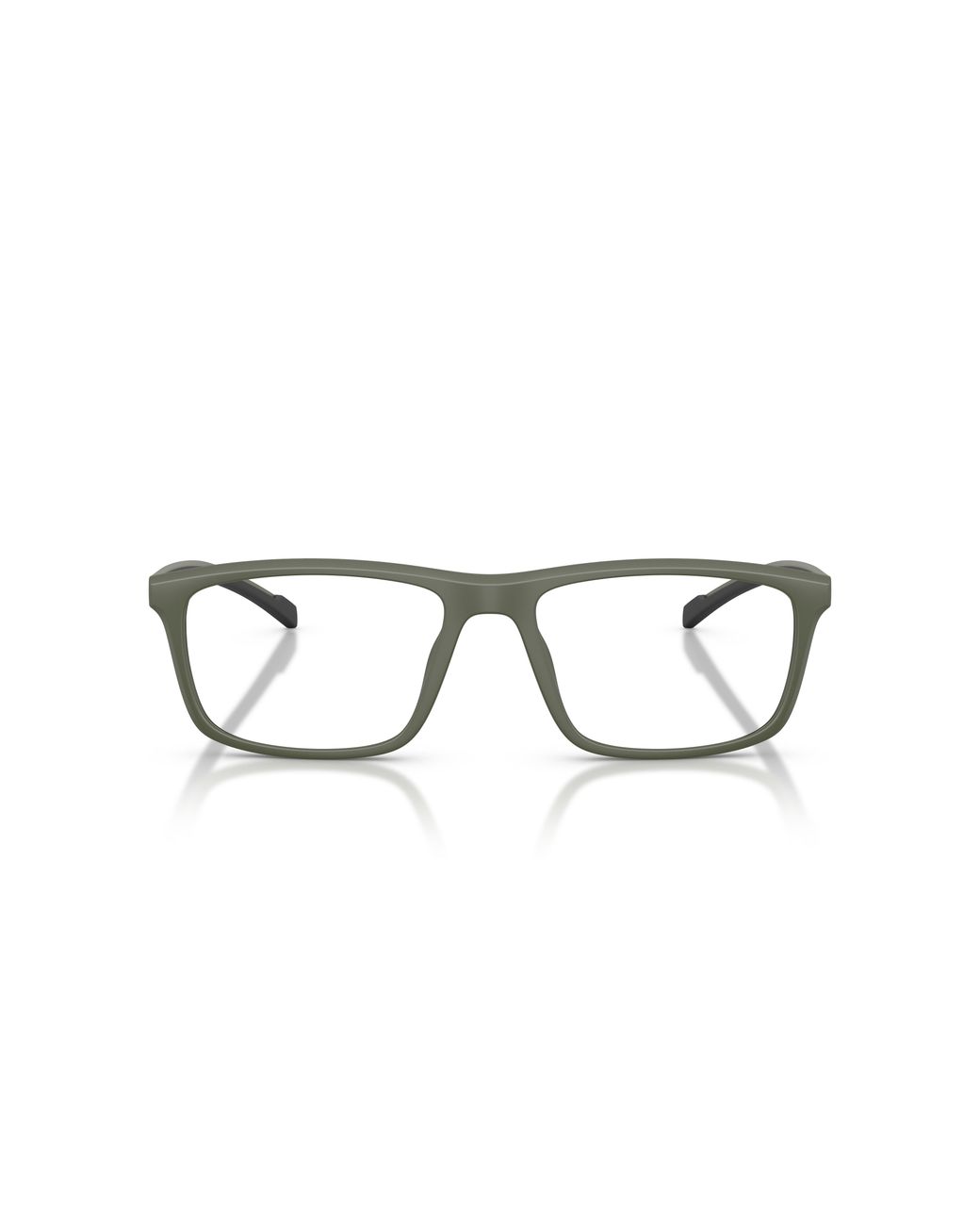 Emporio Armani Black Ea3286U 6184 Optical Frames Injected Transparent Squared Normal for men