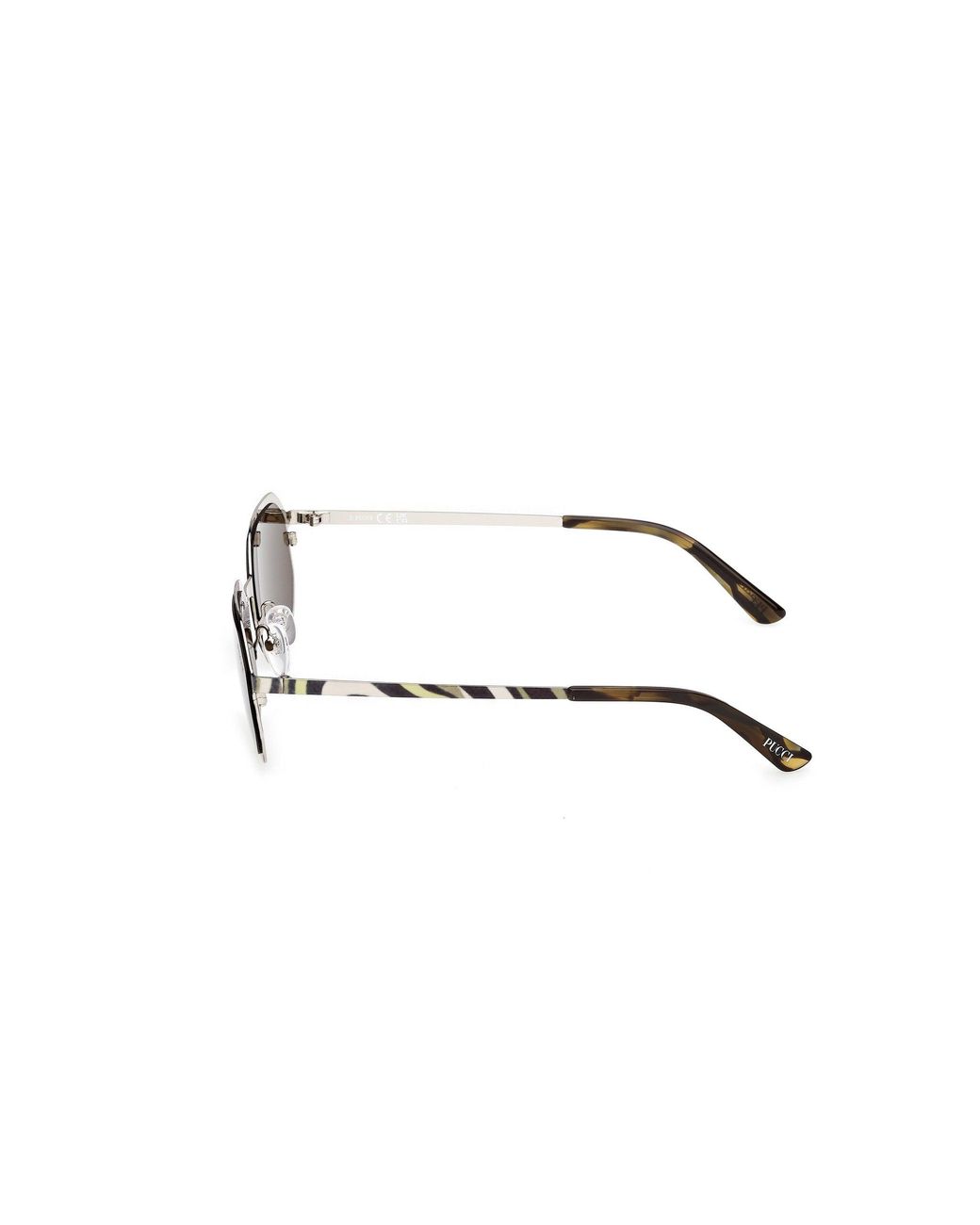 Emilio Pucci Black Ep0248 99E Sunglasses Metal Geometric Normal