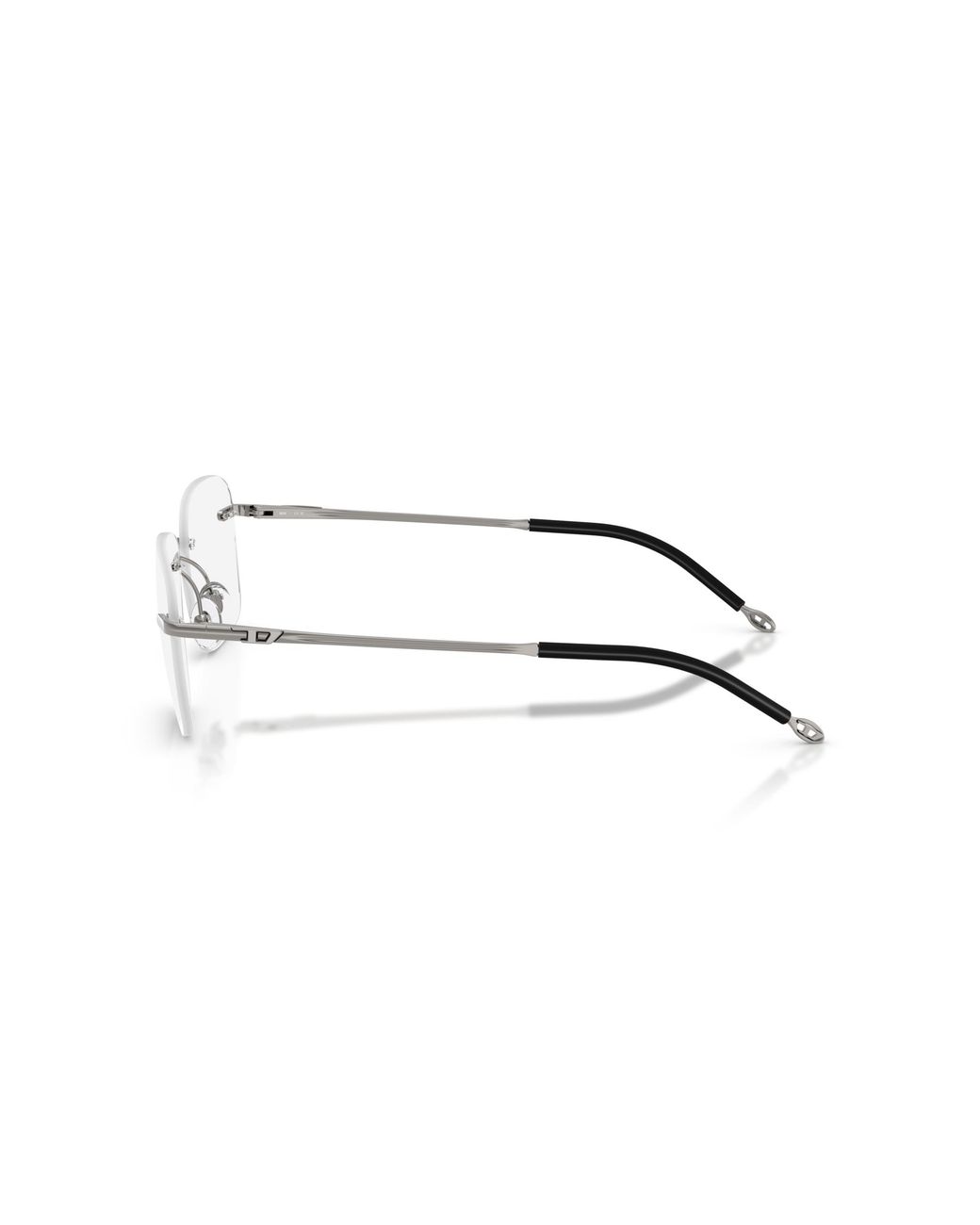 DIESEL Black Dl5005 1003 Optical Frames Metal Pillow Normal