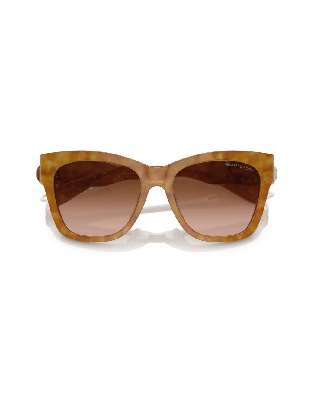 Michael Kors Black Mk2182U Empire Square 32883B Sunglasses Acetate Butterfly Normal Shaded