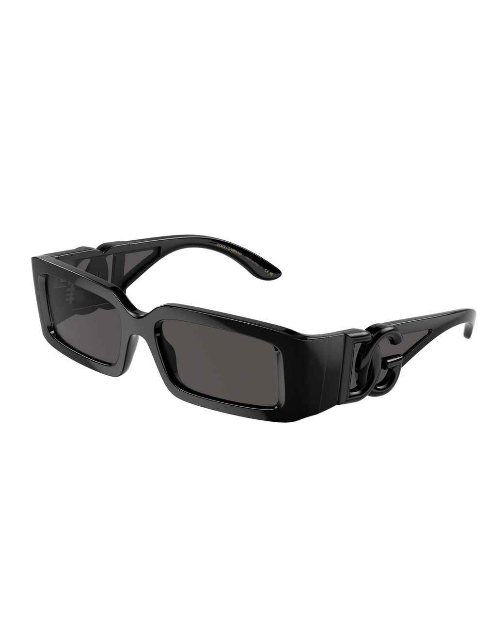 Dolce & Gabbana Black Dg6197 501/87 Sunglasses Nylon Squared Normal