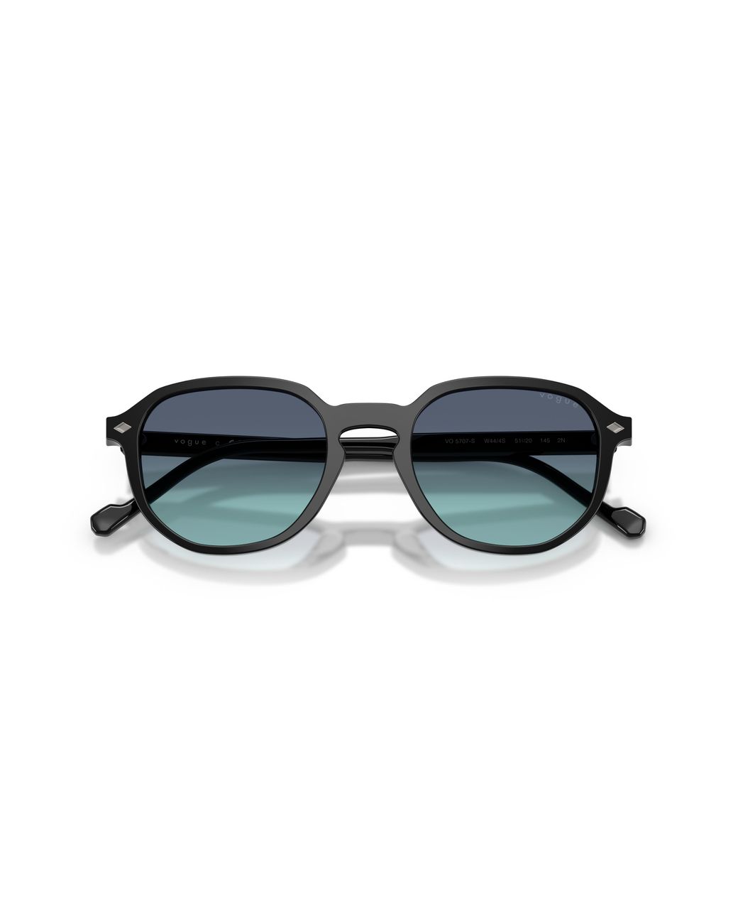 Vogue Eyewear Black Vo5707S W44/4S Sunglasses Acetate Geometric Normal Nuanced for men