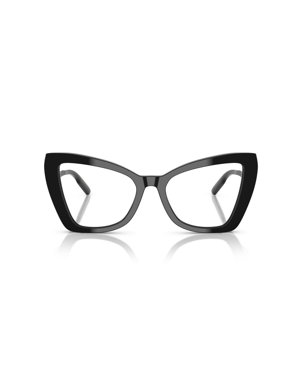 Dolce & Gabbana Black Dg3409 501 Optical Frames Acetate Transparent Cat Eye Normal