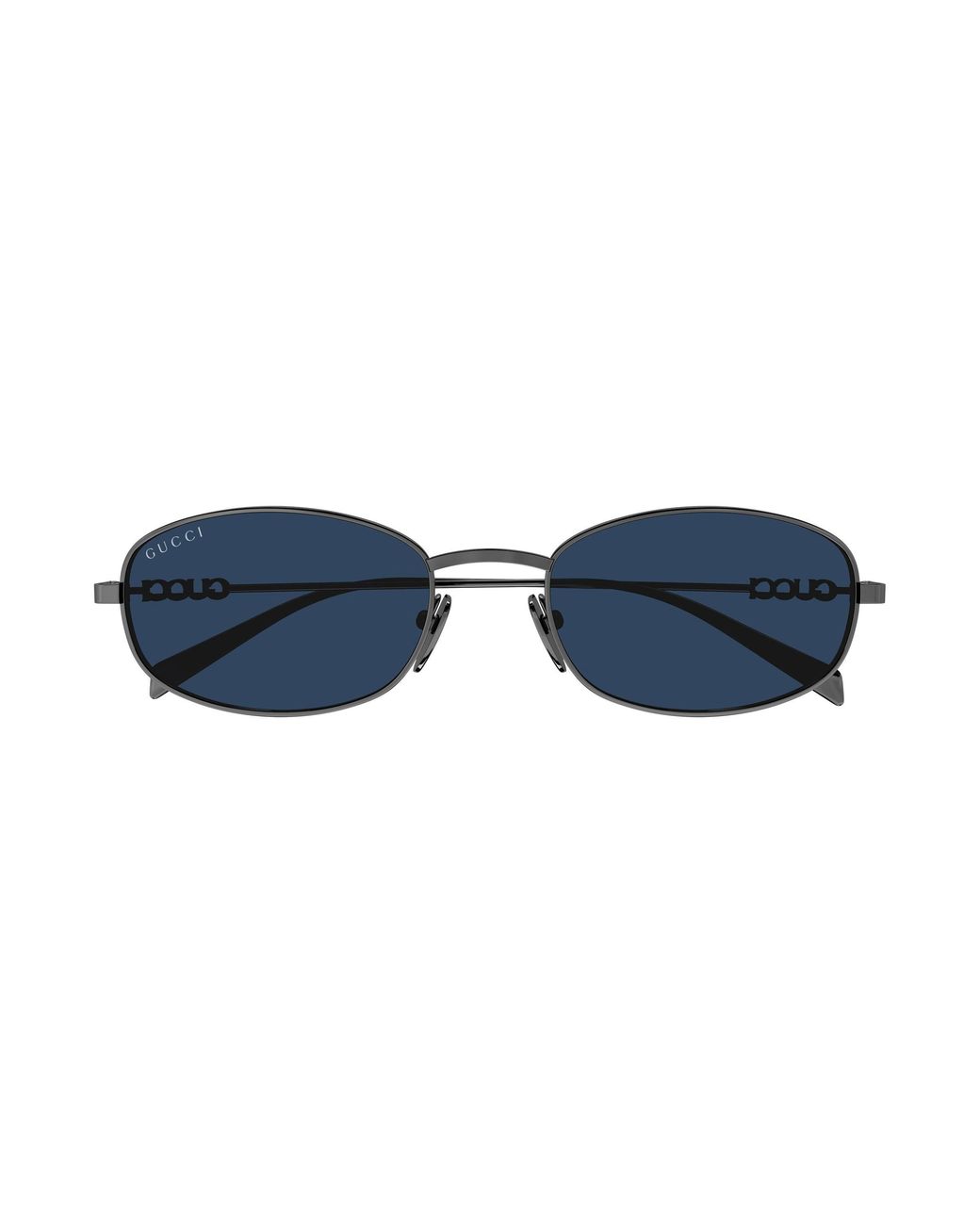 Gucci Black Gg1940S 001 Sunglasses Metal Round for men