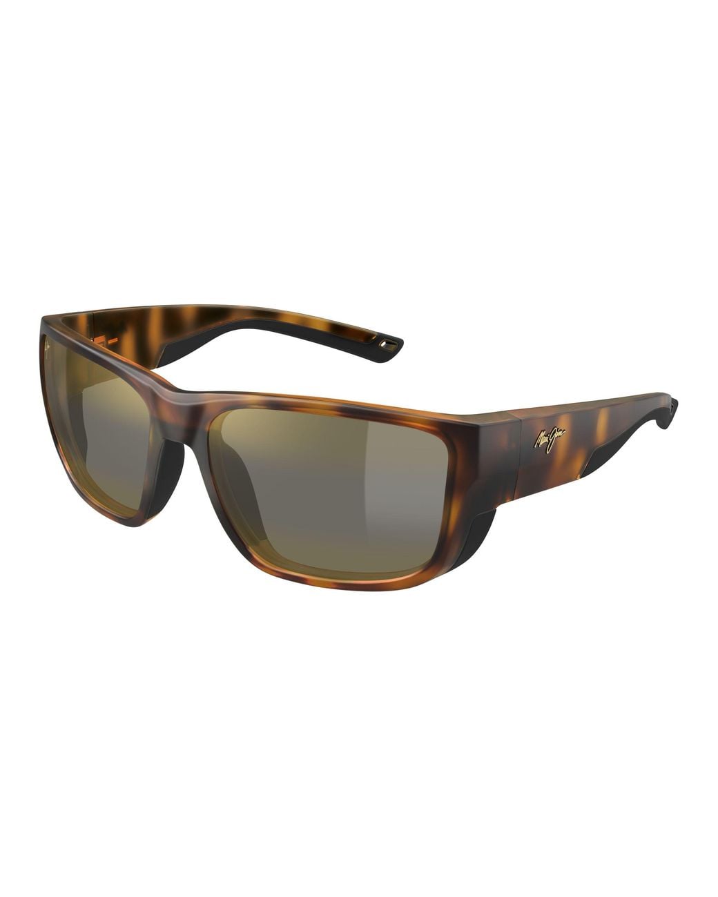 Maui Jim Black Mj0896S 003 Occhiali Da Sole Iniettato Bronzo Squadrata