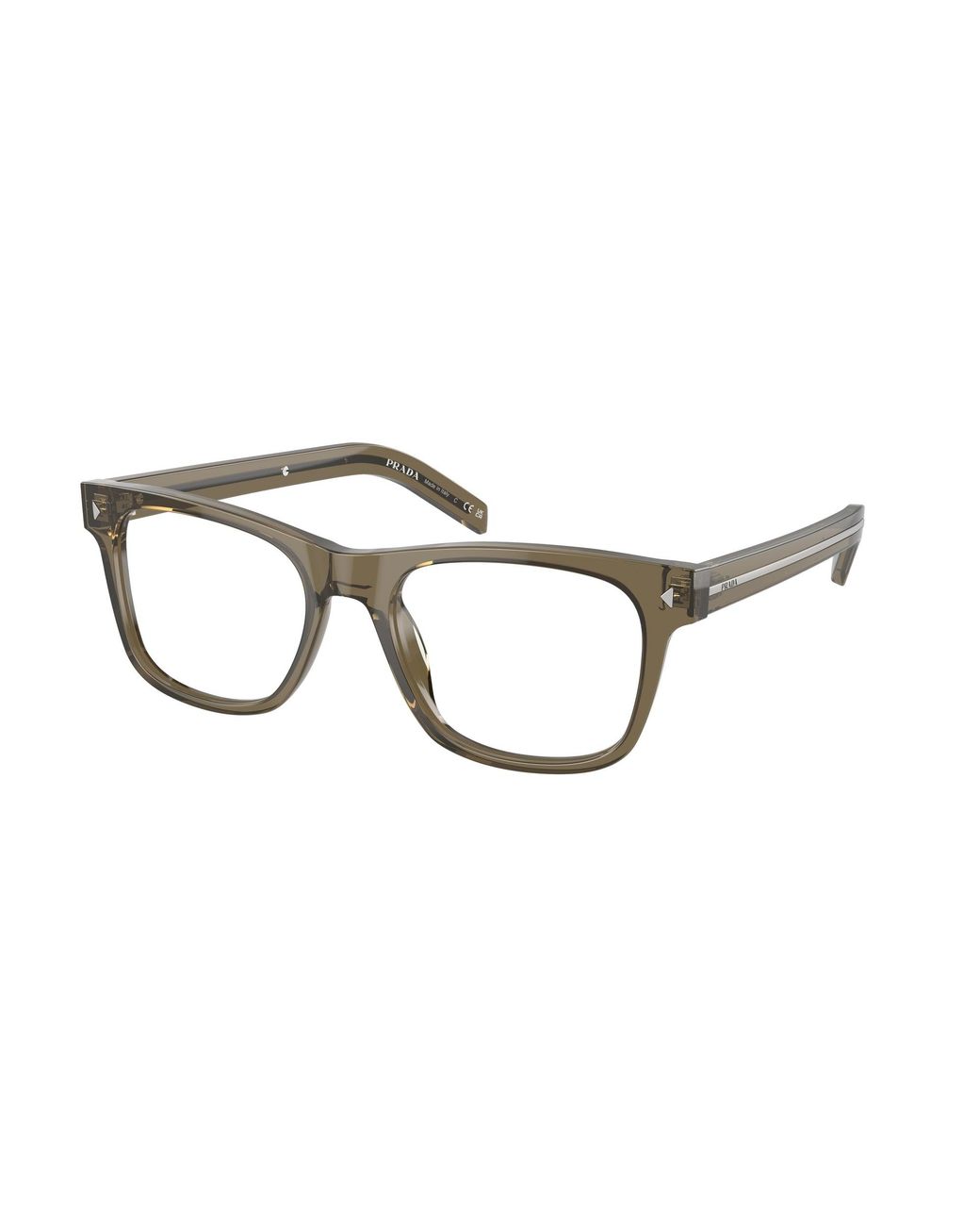 Prada Black Pr A13V 18T1O1 Optical Frames Acetate Pillow Normal for men
