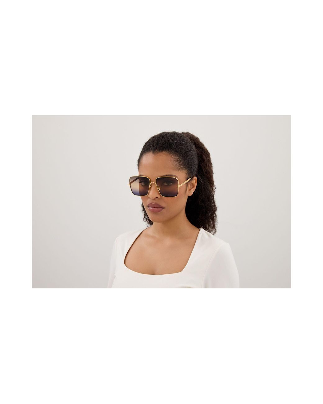 Chloé Black Ch0324S 002 Sunglasses Metal Squared