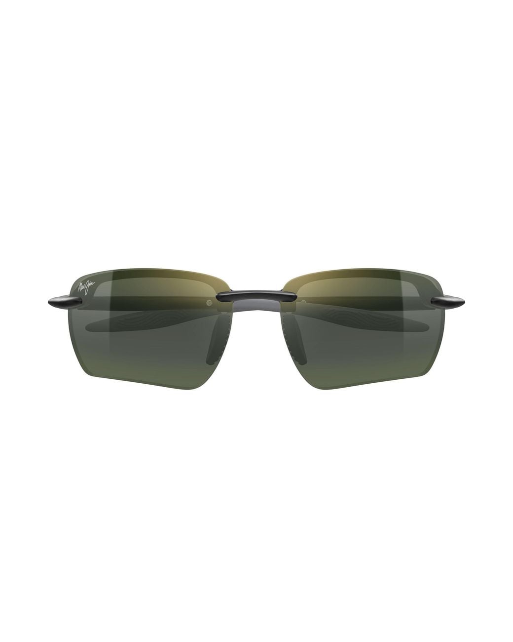 Maui Jim Black Mj0336S 001 Occhiali Da Sole Bio-Iniettato Verde Geometrica