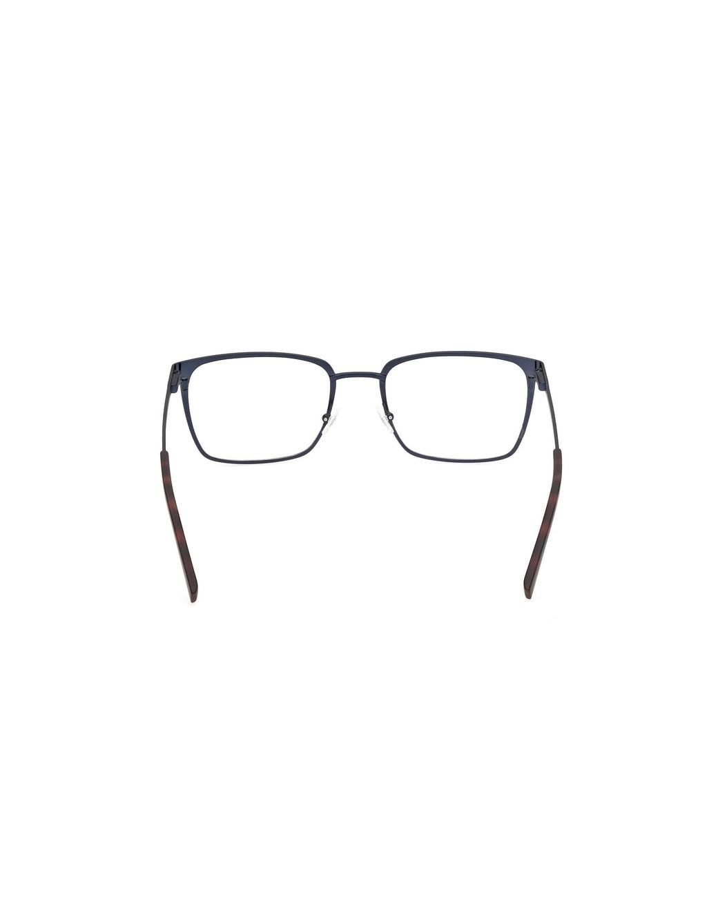 Timberland Black Tb50122 91 Optical Frames Metal Squared Normal for men