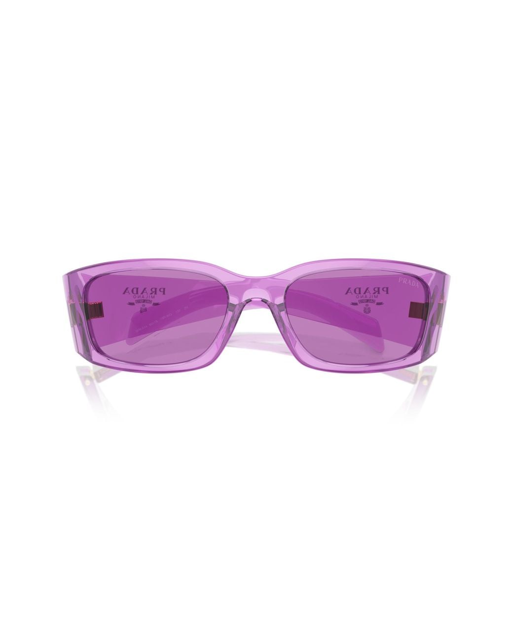 Prada Purple Pr A14S 13R30G Sunglasses Acetate Butterfly Normal