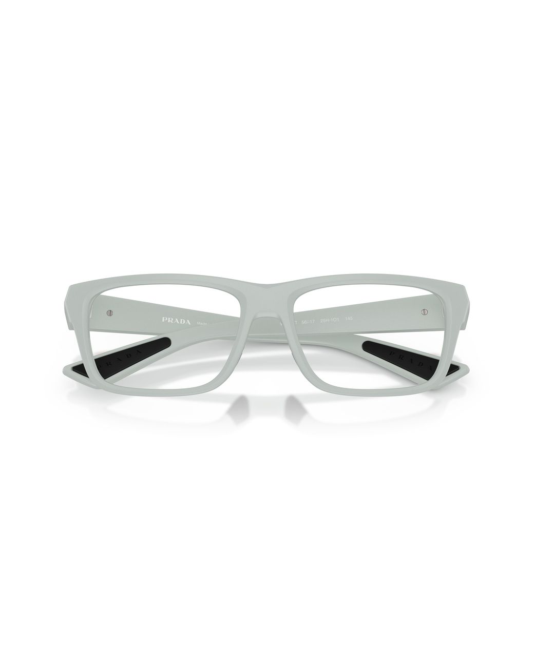 Prada Linea Rossa Black Ps 02Tv 25H1O1 Optical Frames Injected Transparent Pillow Normal for men