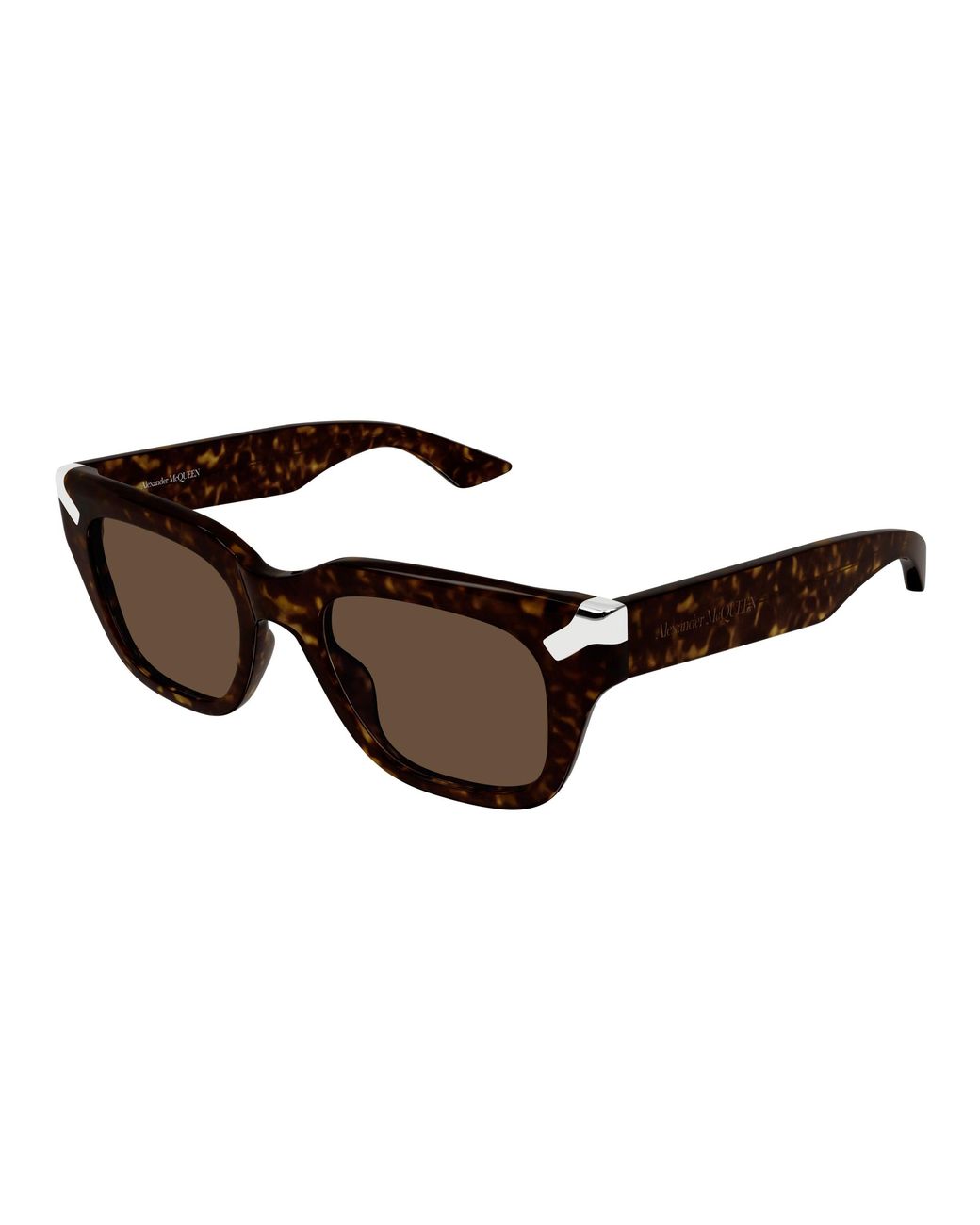 McQueen Black Am0439S 003 Sunglasses Acetate Squared for men