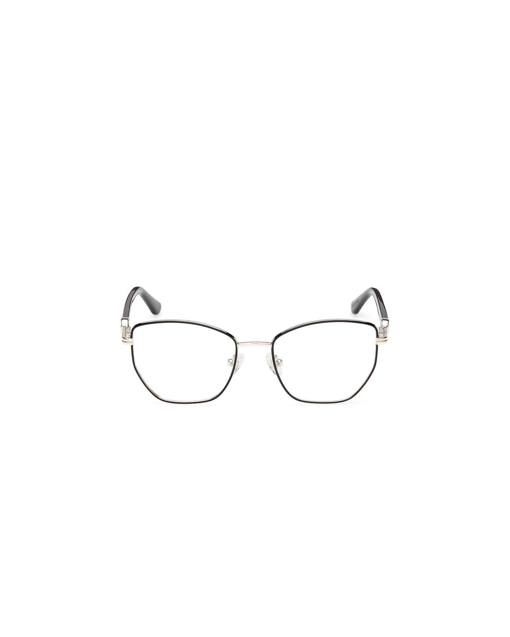 Guess Black Gu50312 001 Optical Frames Metal Geometric Normal