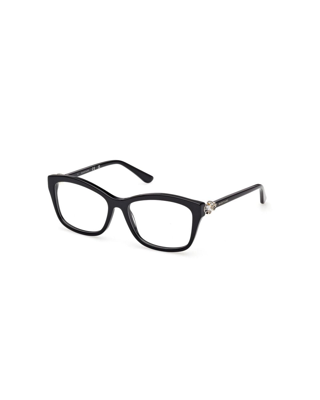 Guess Black Gm50050 001 Optical Frames Acetate Squared Normal