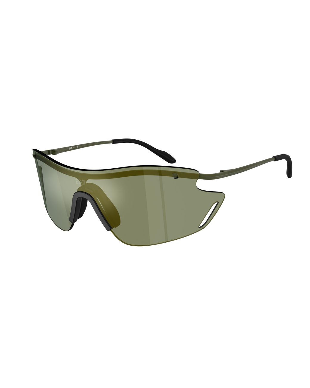 Moncler Green Q72001 34496R Sunglasses Metal Geometric Mirror for men