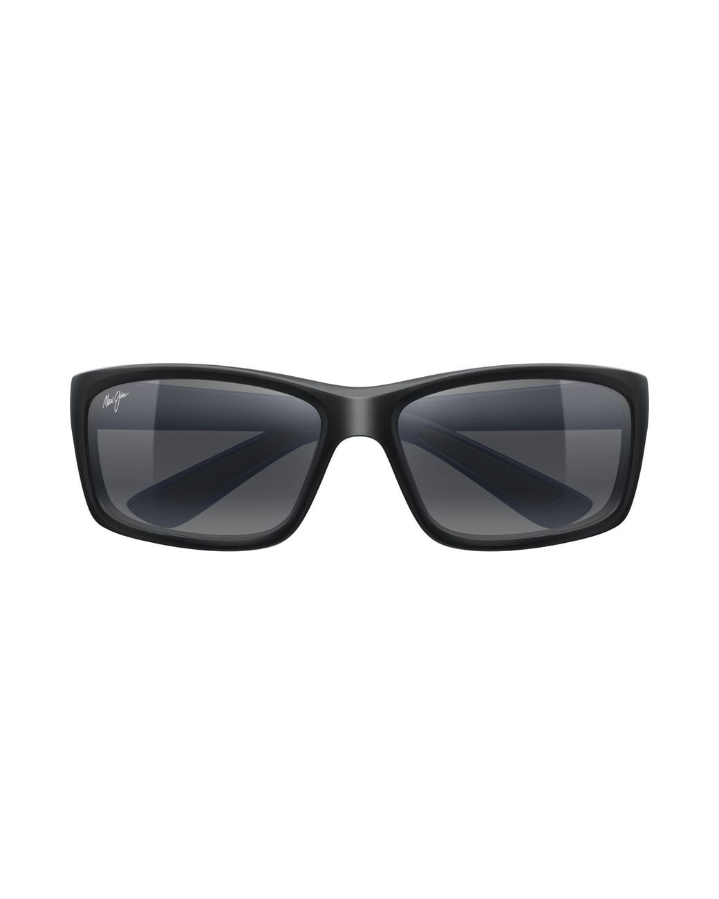 Maui Jim Black Mj0766S 001 Occhiali Da Sole Iniettato Grigio Squadrata