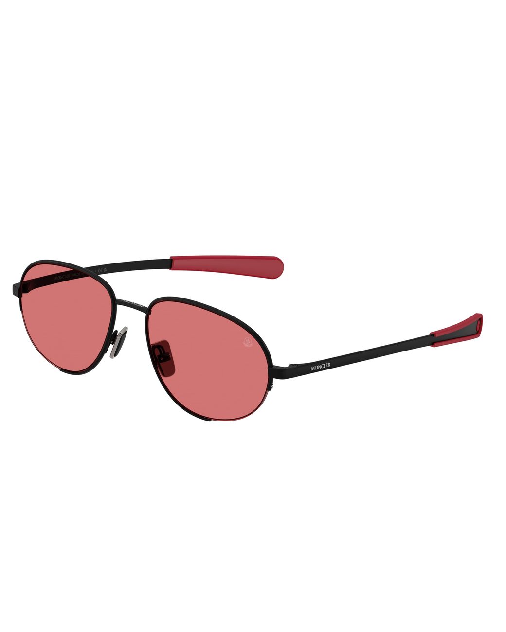 Moncler Black Me4018 Circuit 100175 Sunglasses Metal Round Normal