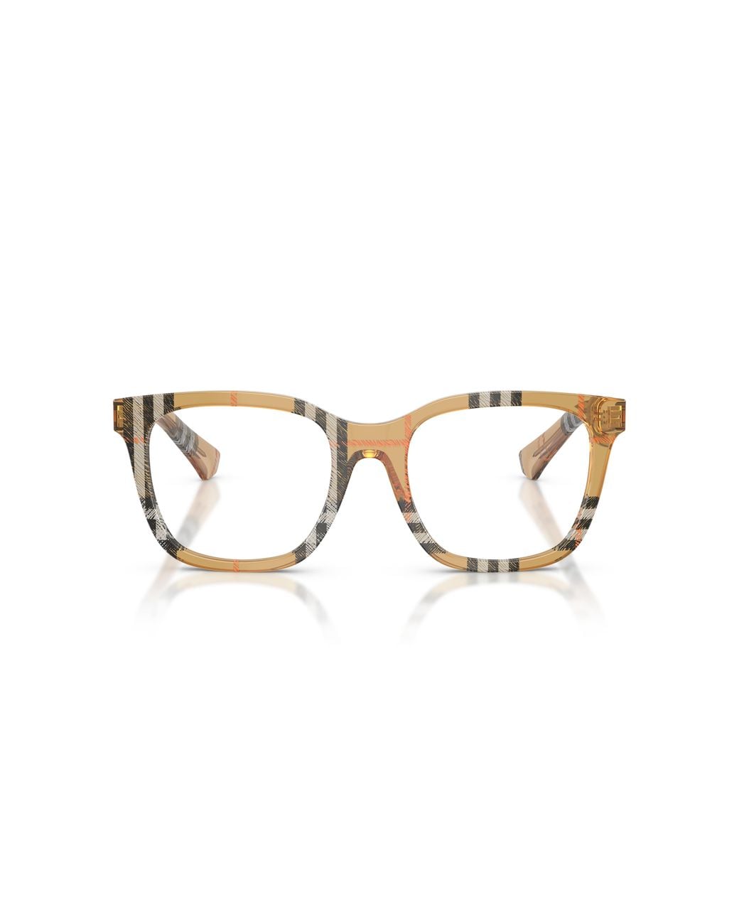 Burberry Black Be2455 4163 Optical Frames Acetate Transparent Squared Normal