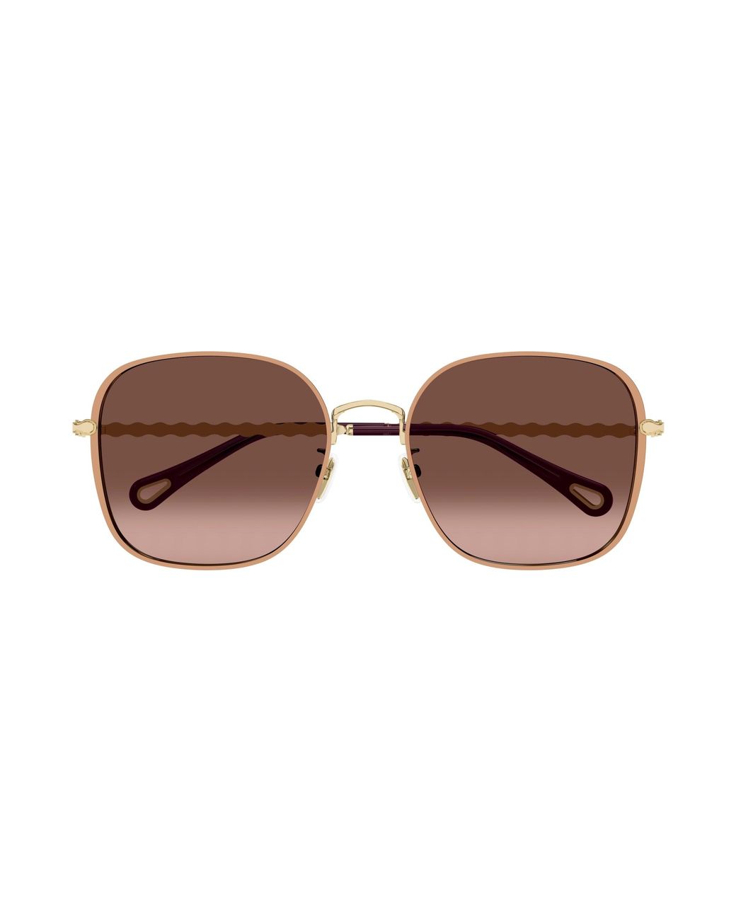 Chloé Black Ch0255Sk 004 Sunglasses Metal Squared