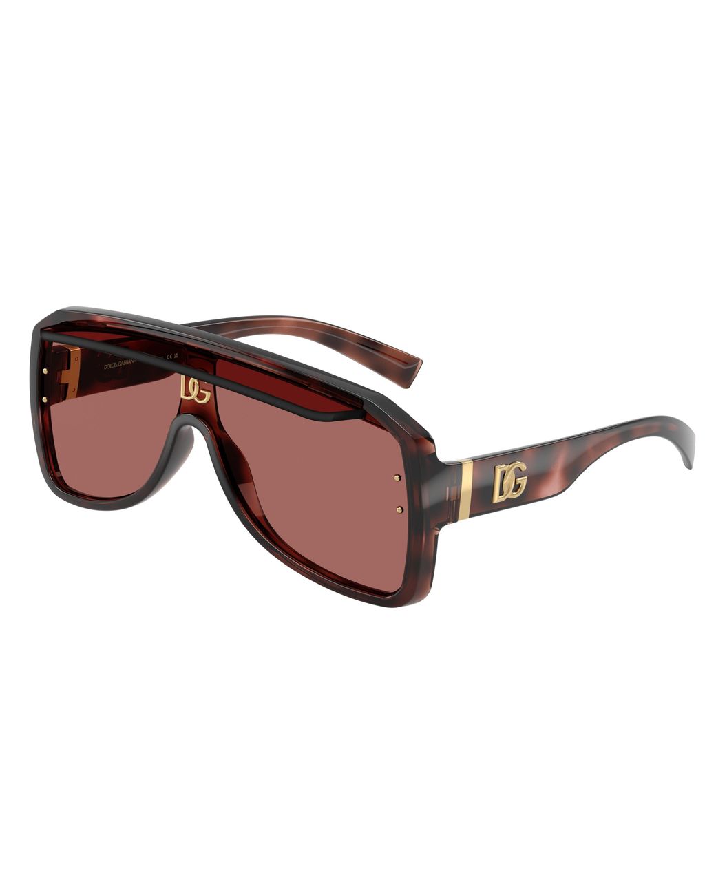 Dolce & Gabbana Black Dg6205 347669 Sunglasses Injected Pilot Normal