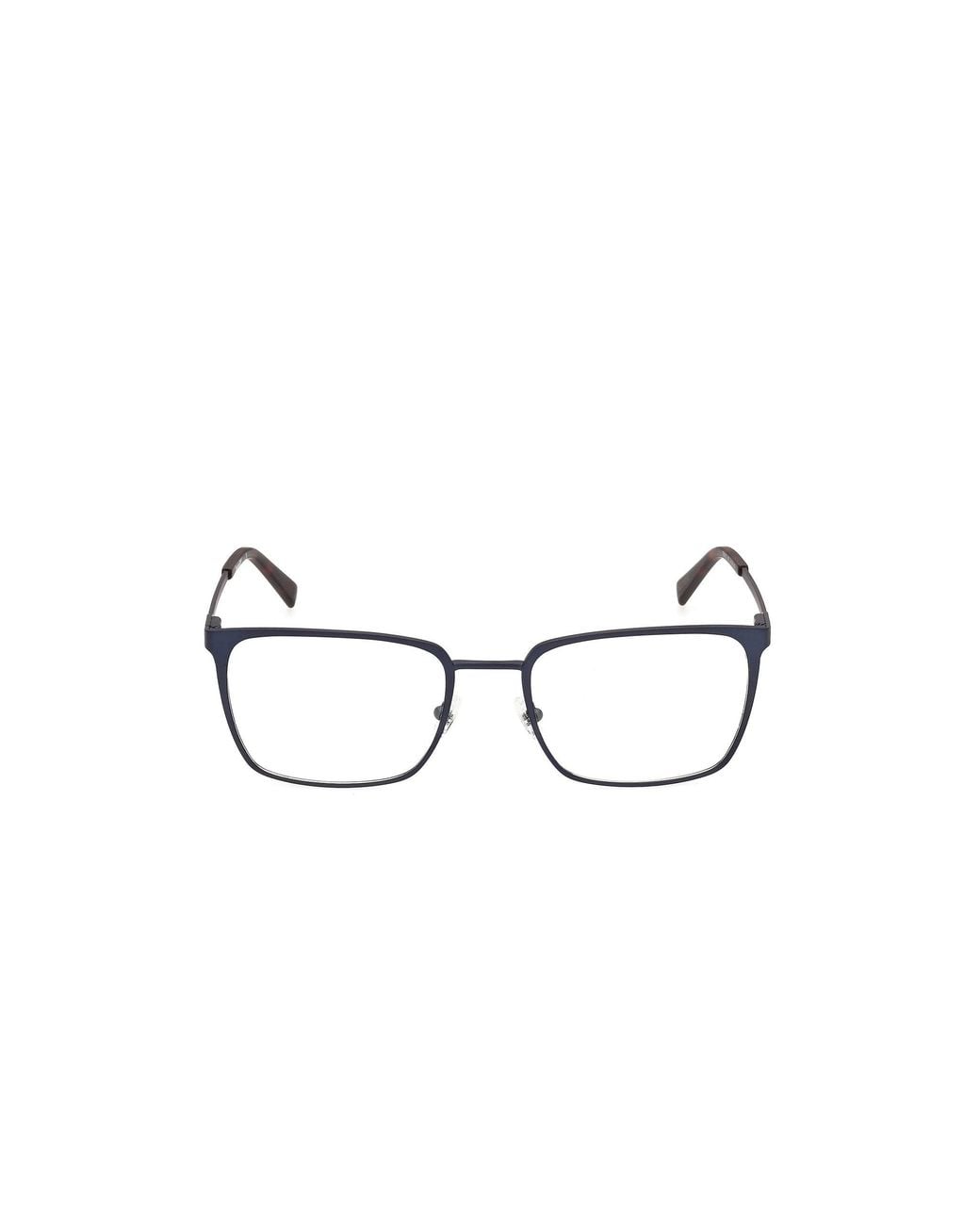 Timberland Black Tb50122 91 Optical Frames Metal Squared Normal for men