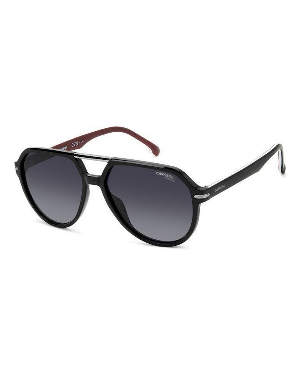 Carrera Black 315/S Guu/9O Sunglasses Plastic Pilot Shaded for men