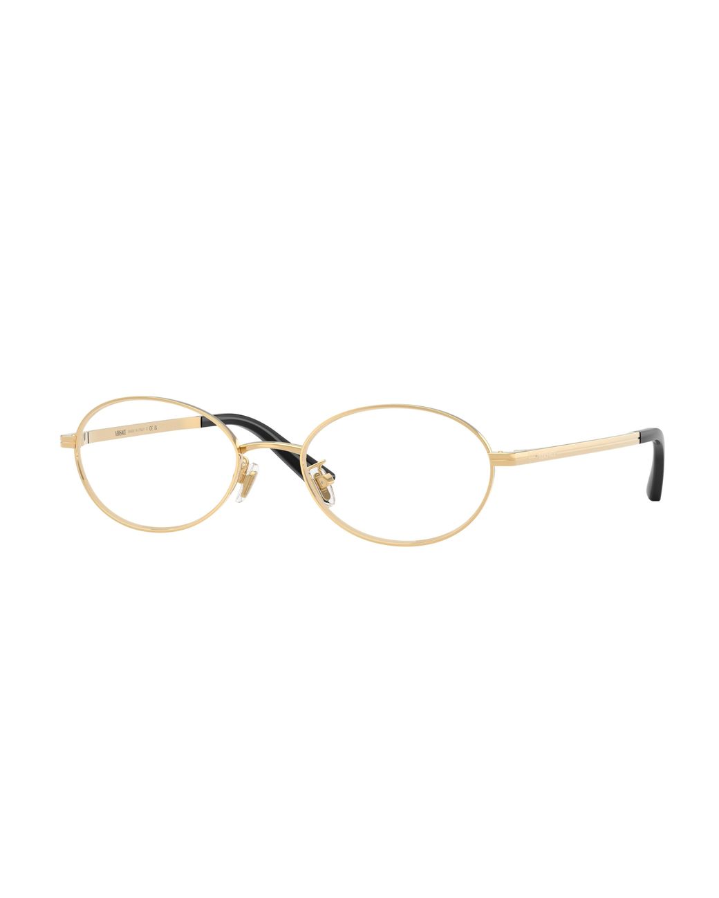 Versace Black Ve1325D 1523 Optical Frames Metal Transparent Round Normal